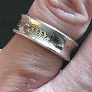 Tiffany 1837 Ring Sz 7